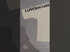 カスタマイズ プリント プレミアム 240 Gsm コットン Tシャツ クルー ネック オーバーサイズ カット ロー ヘム ボックス カット TSh