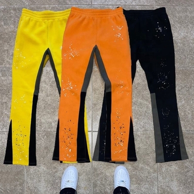 購入 カスタマイズされたラベル 男性のジョギングコース スウェットパンツ バッグパンツ ペンキ スプラッター スタック フラスト スウェットパンツ online manufacture
