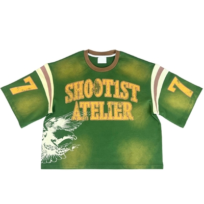 購入 ヴィンテージ 針検知 男性 サッカーTシャツ トップス ロゴデザイン サッカー服 online manufacture