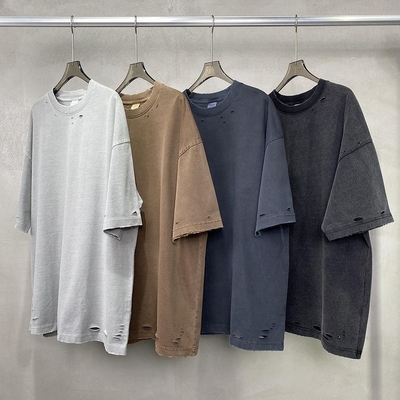 購入 サポート カスタム ロゴ ヴィンテージ 酸洗い ボキシフィット カット オーバーサイズ 困ったTシャツ online manufacture