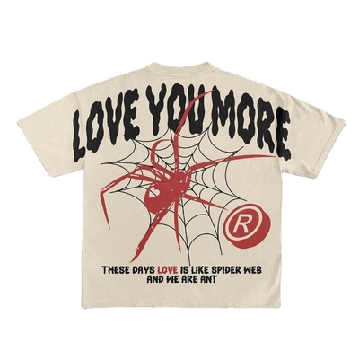 購入 1000 ヒップホップ オーバーサイズ ドロップ ショルダー グラフィック ティース Dtg プリント スクリーン プリント Tシャツ カスタム online manufacture