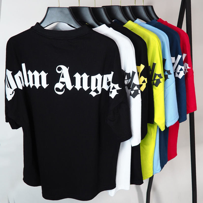 購入 240gm 重綿 ボクシーフィットTシャツ 3D泡印とOネックカラー シンプル online manufacture