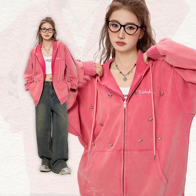 購入 カスタム Y2k 女の子 ラインストーン ブリングスター シップアップ フーディ S-6XL またはカスタムサイズ online manufacture