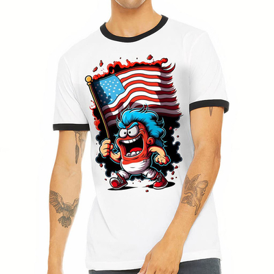 購入 快速配送 厚いリバーのネックラインと100%綿のTシャツ online manufacture