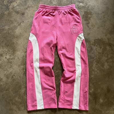 購入 オーバーサイズ 幅広く 腰が広い 男性用 スウェットパンツ カスタムロゴと中腰 online manufacture