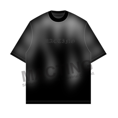 購入 カスタム新デザインロゴ サンフェード Tシャツ メンズ 100%コットン ボクシー オーバーサイズ ヴィンテージウォッシュ カットソー ストリートウェア Tシャツ online manufacture