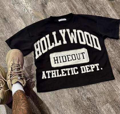 サポート 7 日 サンプルオーダー オーダー オーバーサイズの男性ドロップショルダーTシャツのリードタイム